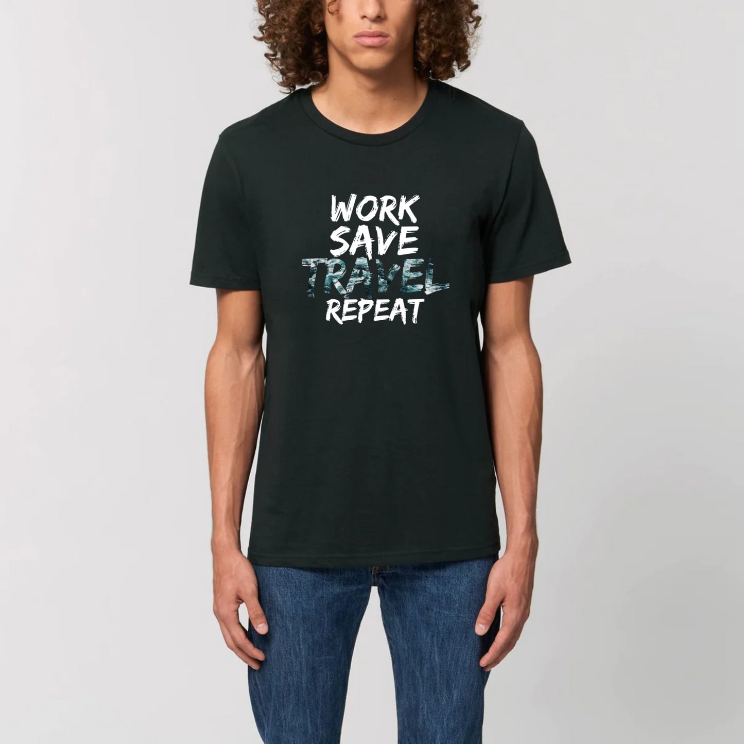 Work Save Travel Repeat Unisex T-Shirt