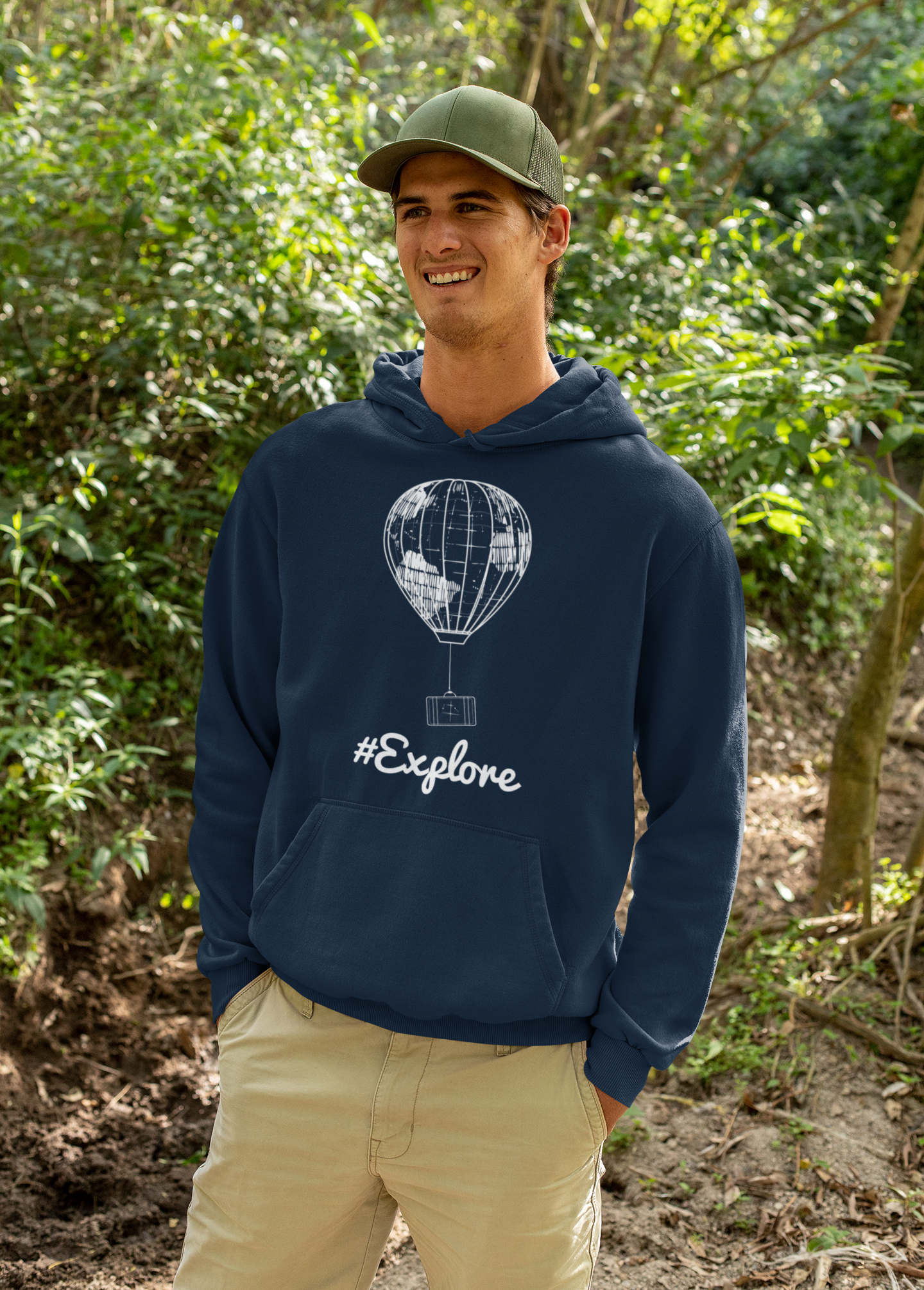 #Explore Unisex Hoodie