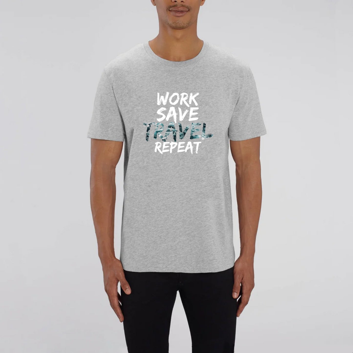 Work Save Travel Repeat Unisex T-Shirt