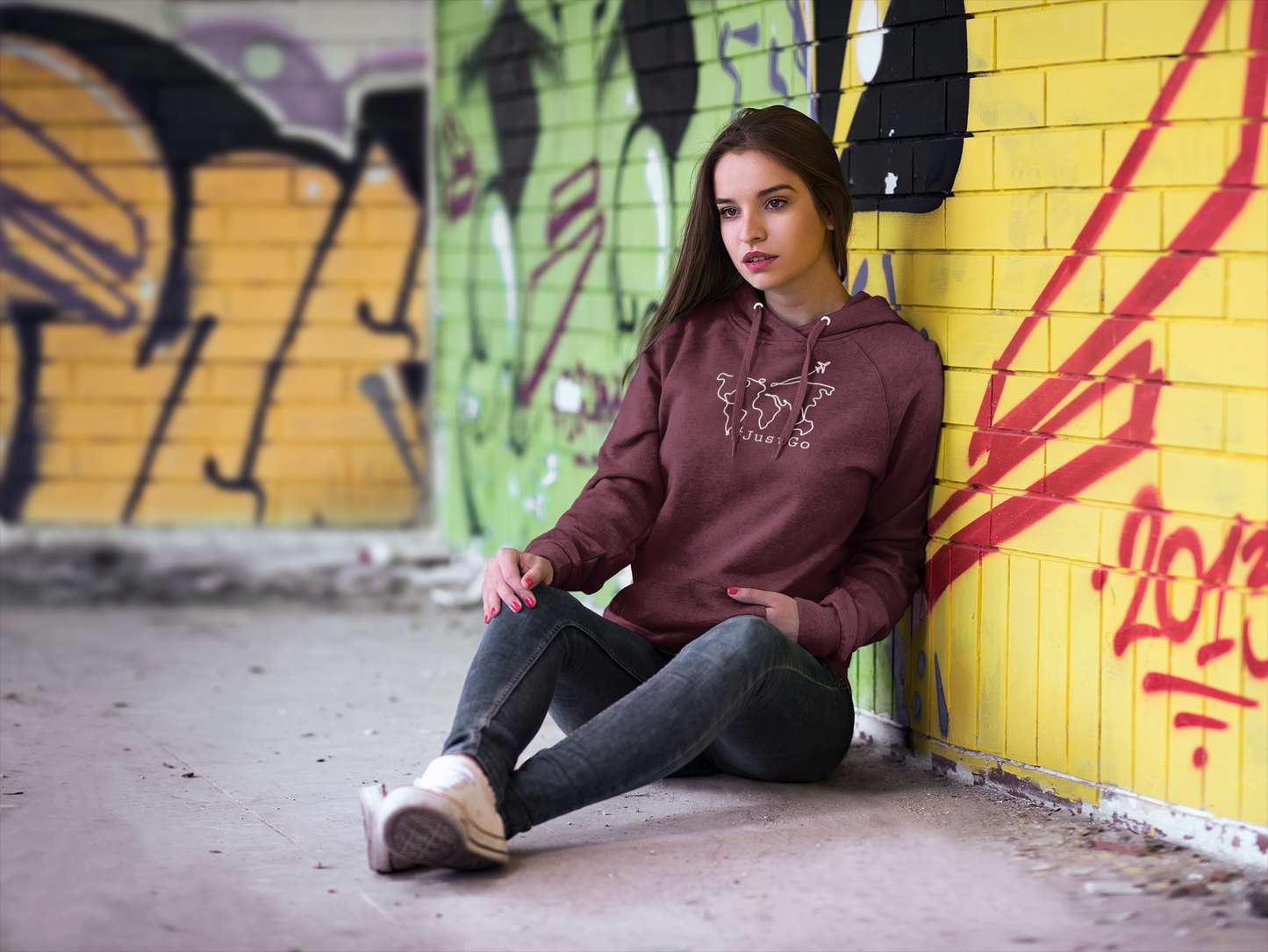 JUST GO - HOODIE UNISEX