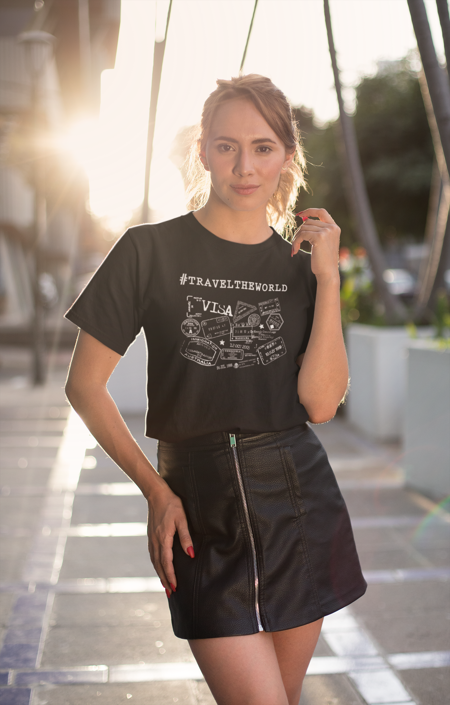 #TraveltheWorld Unisex T-Shirt