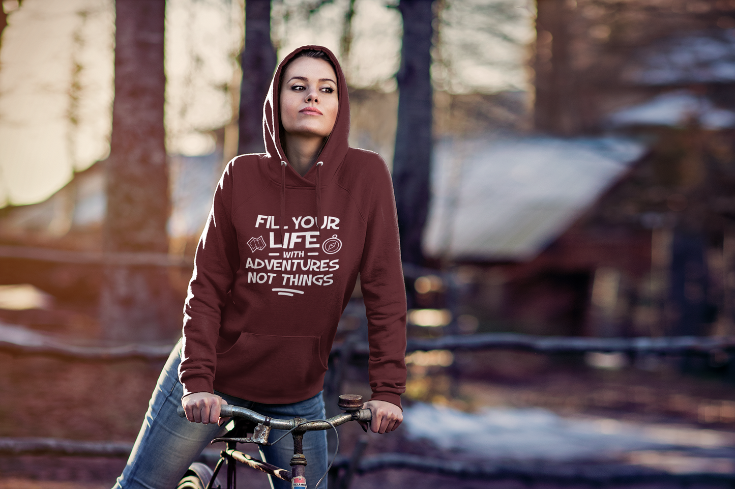 FILL YOUR LIFE WITH ADVENTURES - HOODIE UNISEX
