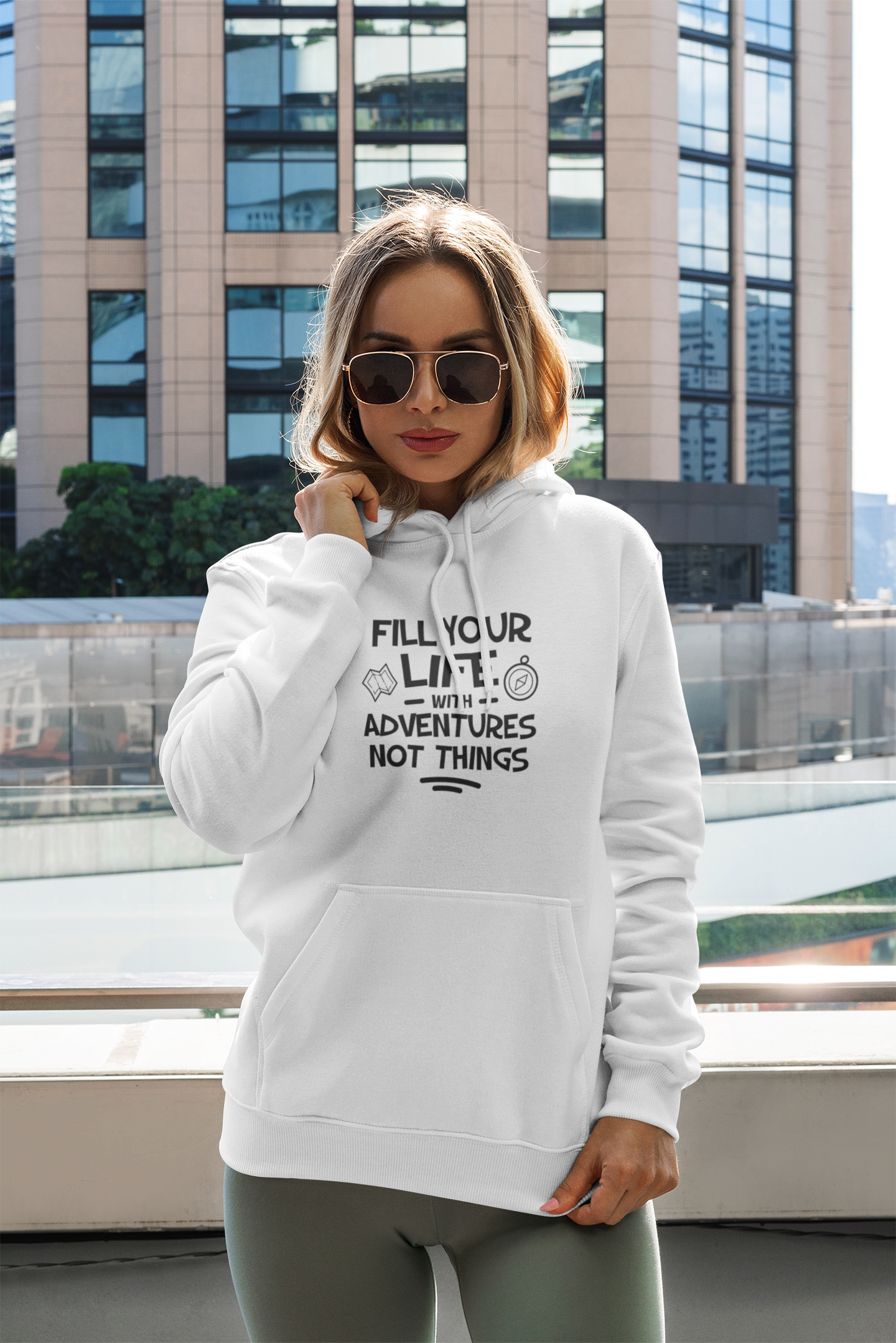 FILL YOUR LIFE WITH ADVENTURES - HOODIE UNISEX