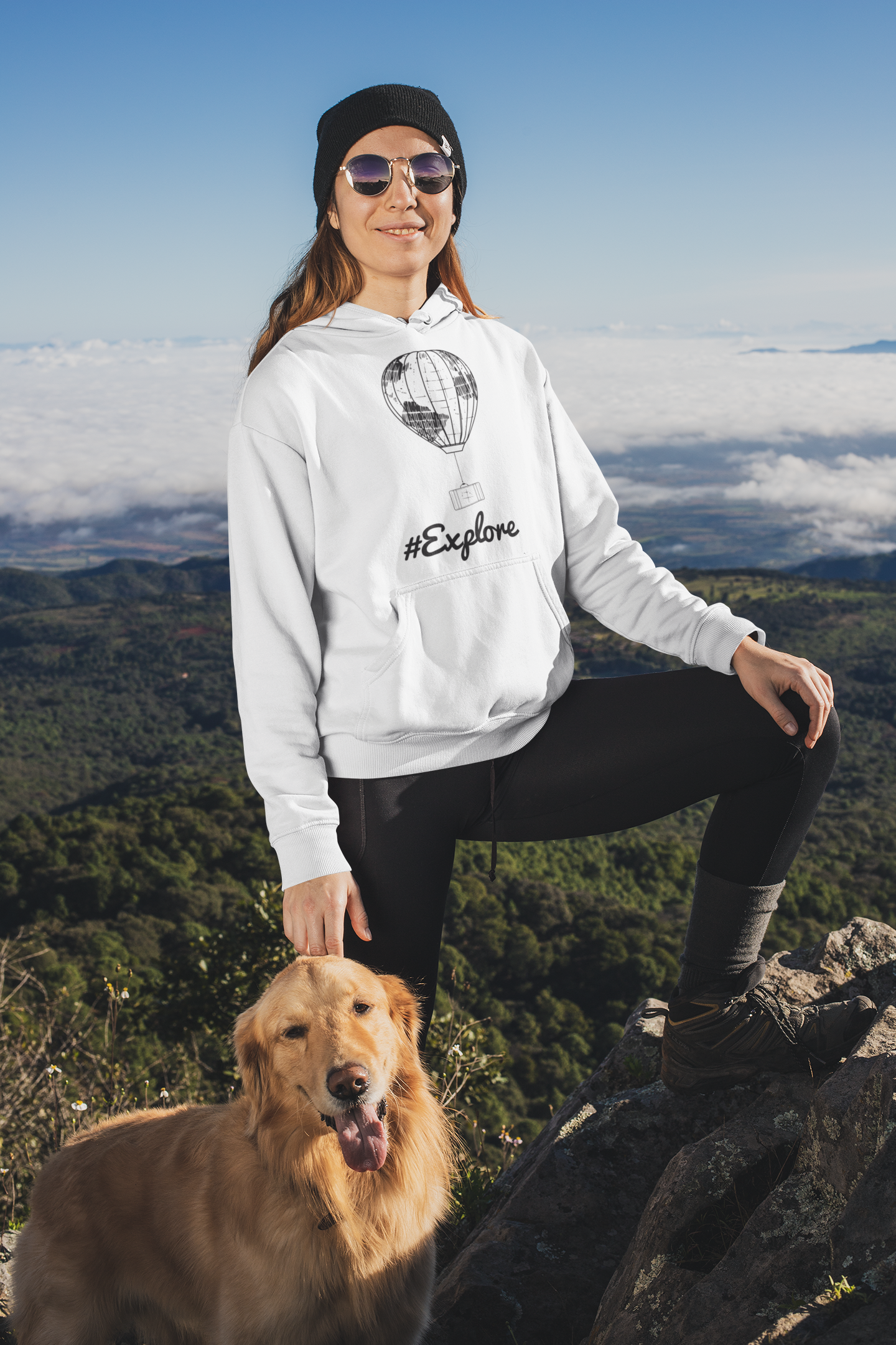 #Explore Unisex Hoodie