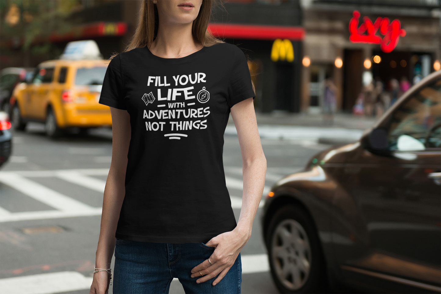 FILL YOUR LIFE WITH ADVENTURES - T-SHIRT