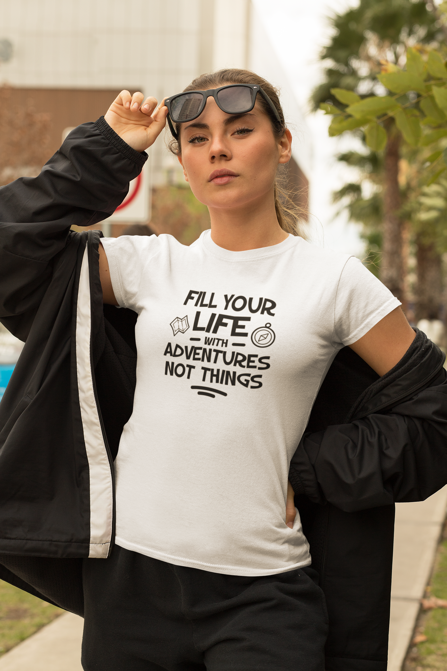 FILL YOUR LIFE WITH ADVENTURES - T-SHIRT