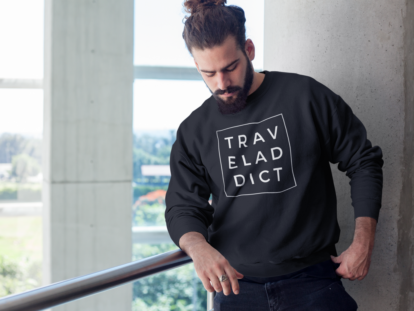 TRAVELADDICT - SWEATSHIRT UNISEX