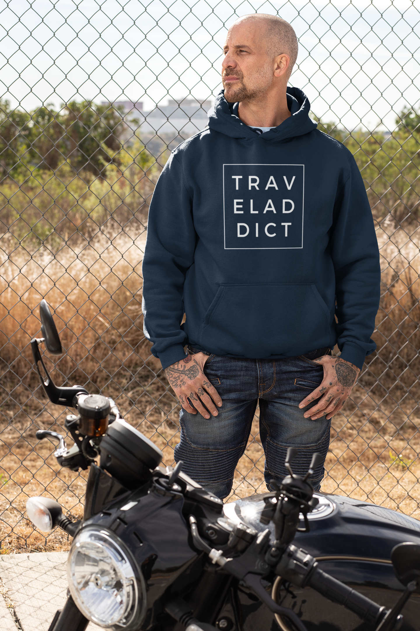 TRAVELADDICT - HOODIE UNISEX
