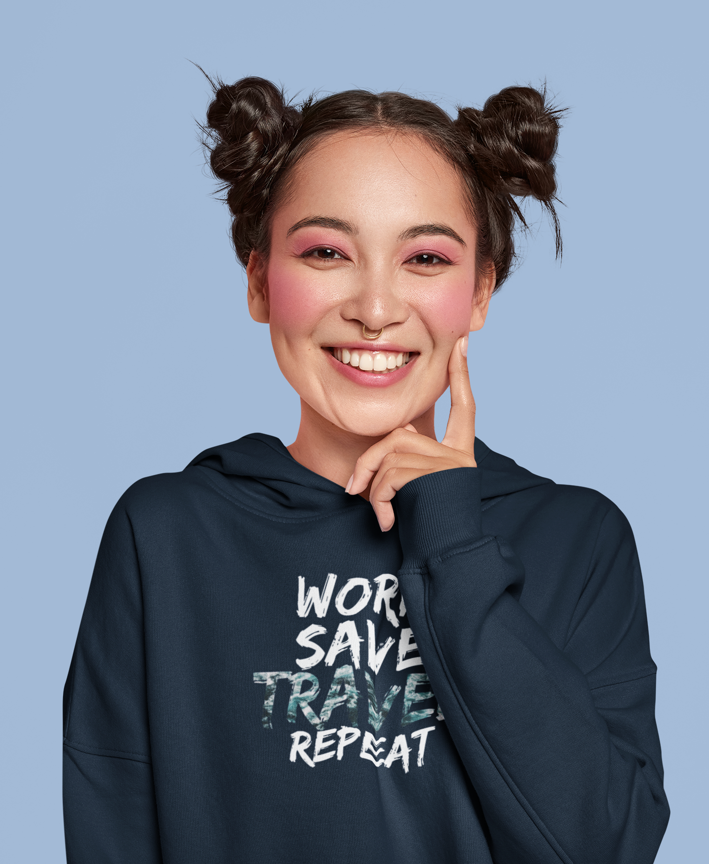 WORK SAVE TRAVEL - HOODIE UNISEX