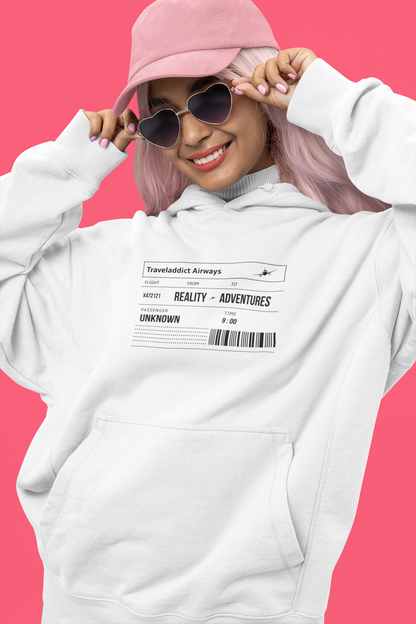 Boarding Card Unisex Hoodie