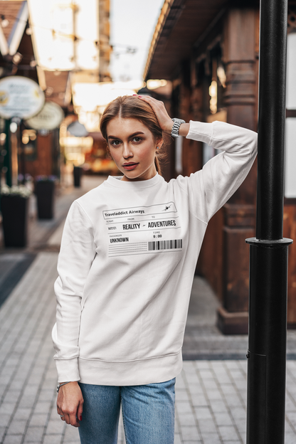 Boarding Card Unisex Sweatshirt