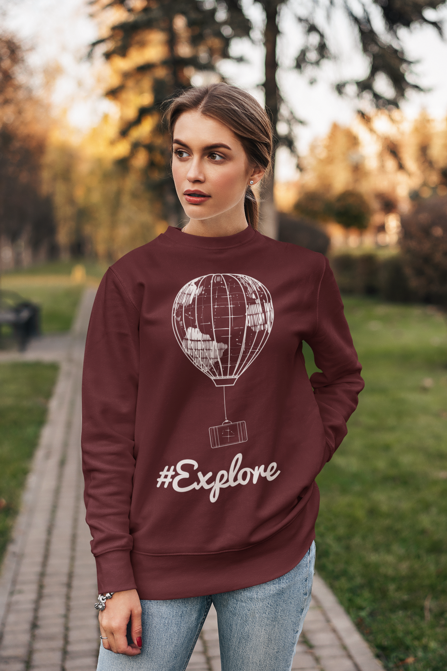 #Explore Unisex Sweatshirt