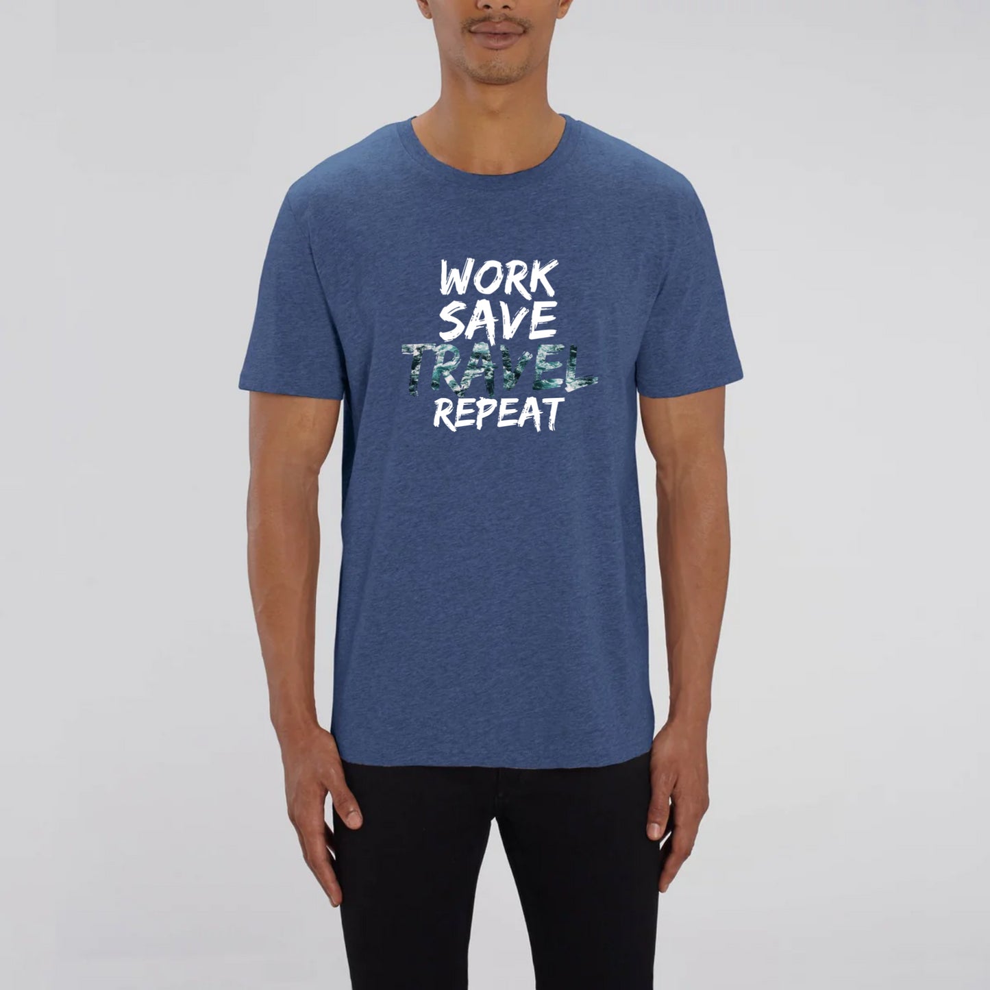 Work Save Travel Repeat Unisex T-Shirt