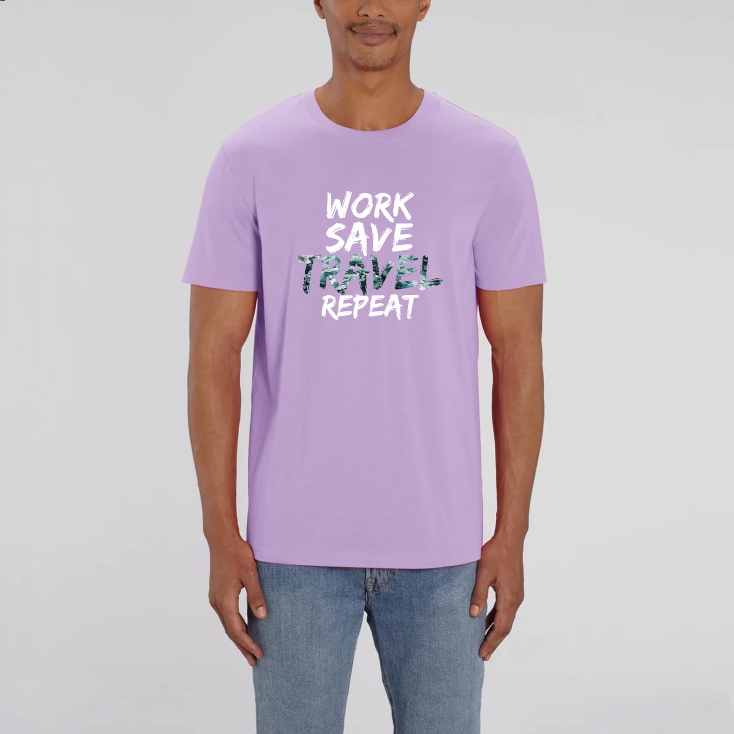 Work Save Travel Repeat Unisex T-Shirt