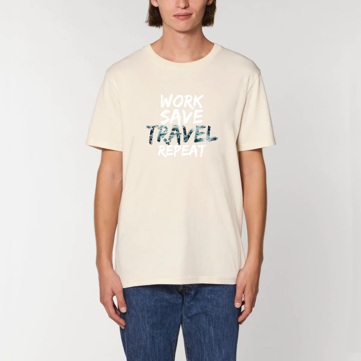 Work Save Travel Repeat Unisex T-Shirt