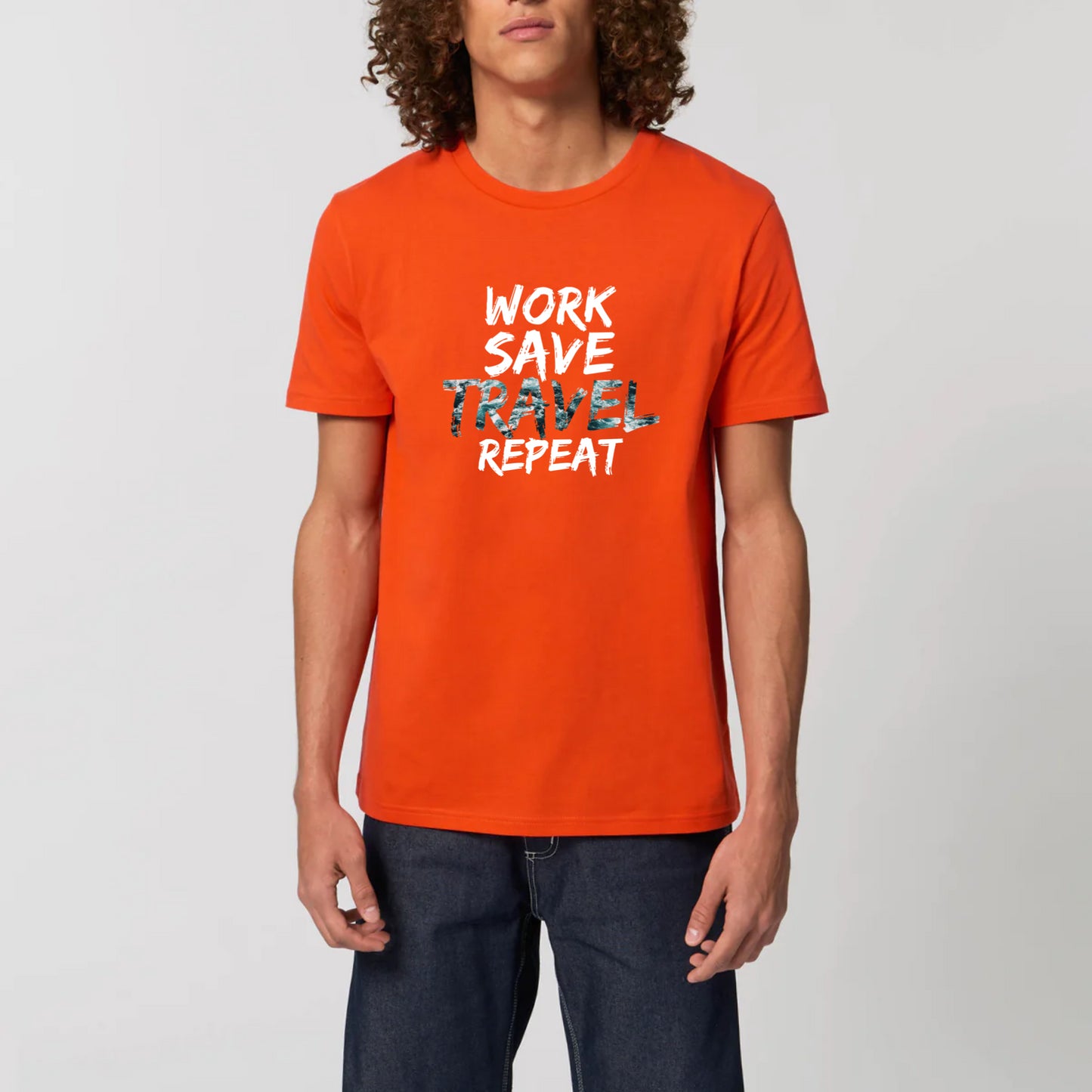 Work Save Travel Repeat Unisex T-Shirt