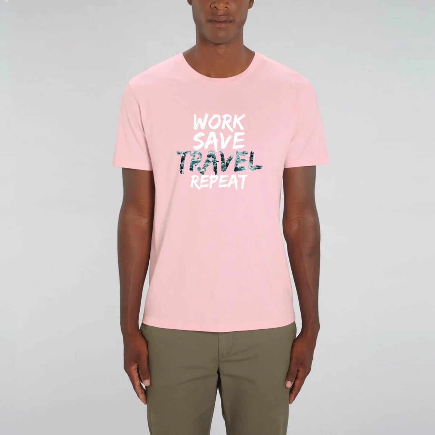 Work Save Travel Repeat Unisex T-Shirt