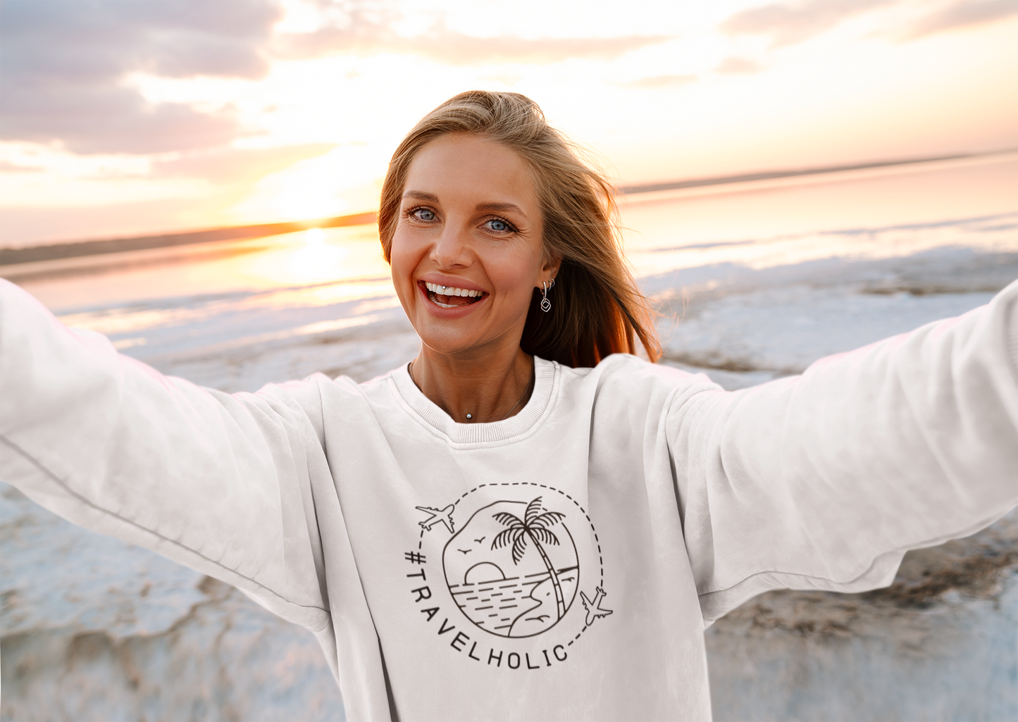 TRAVELHOLIC - SWEATSHIRT UNISEX