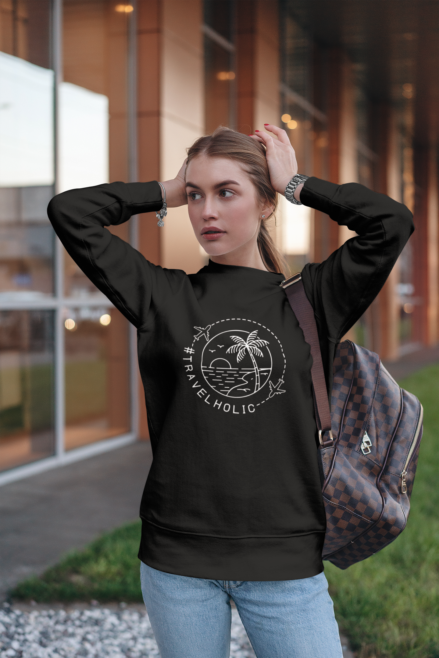 TRAVELHOLIC - SWEATSHIRT UNISEX