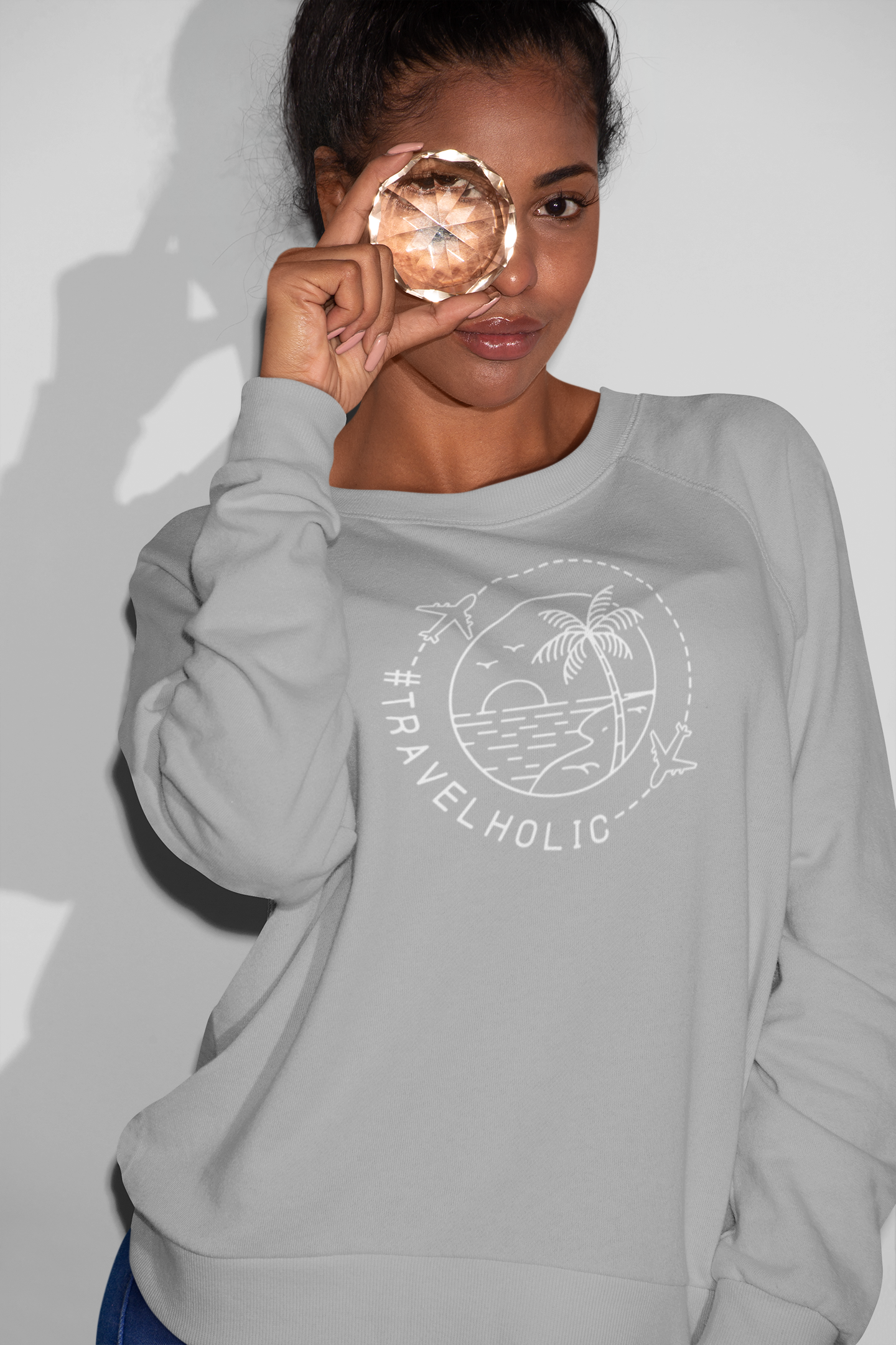 TRAVELHOLIC - SWEATSHIRT UNISEX