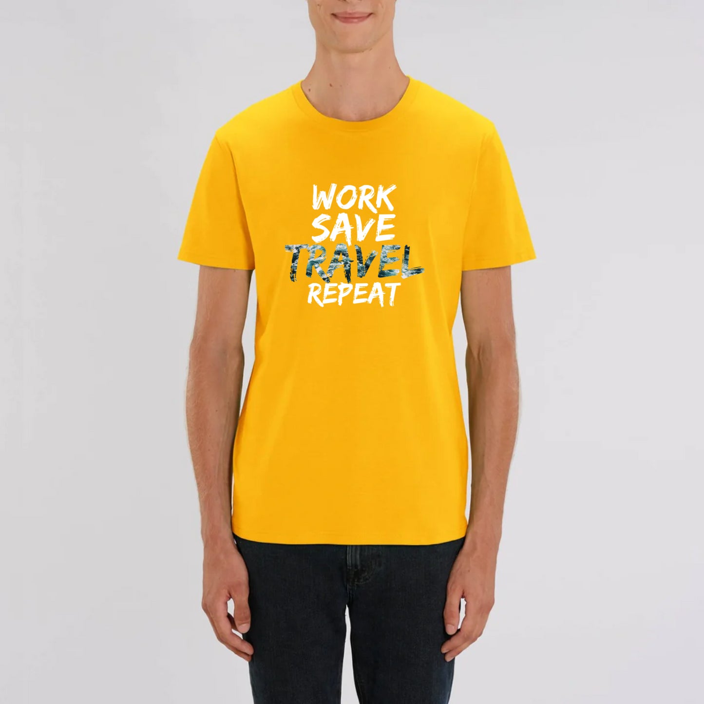 Work Save Travel Repeat Unisex T-Shirt