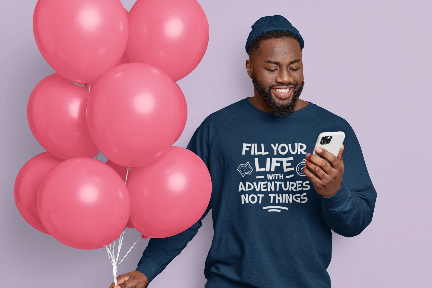 FILL YOUR LIFE WITH ADVENTURES - SWEATER UNISEX