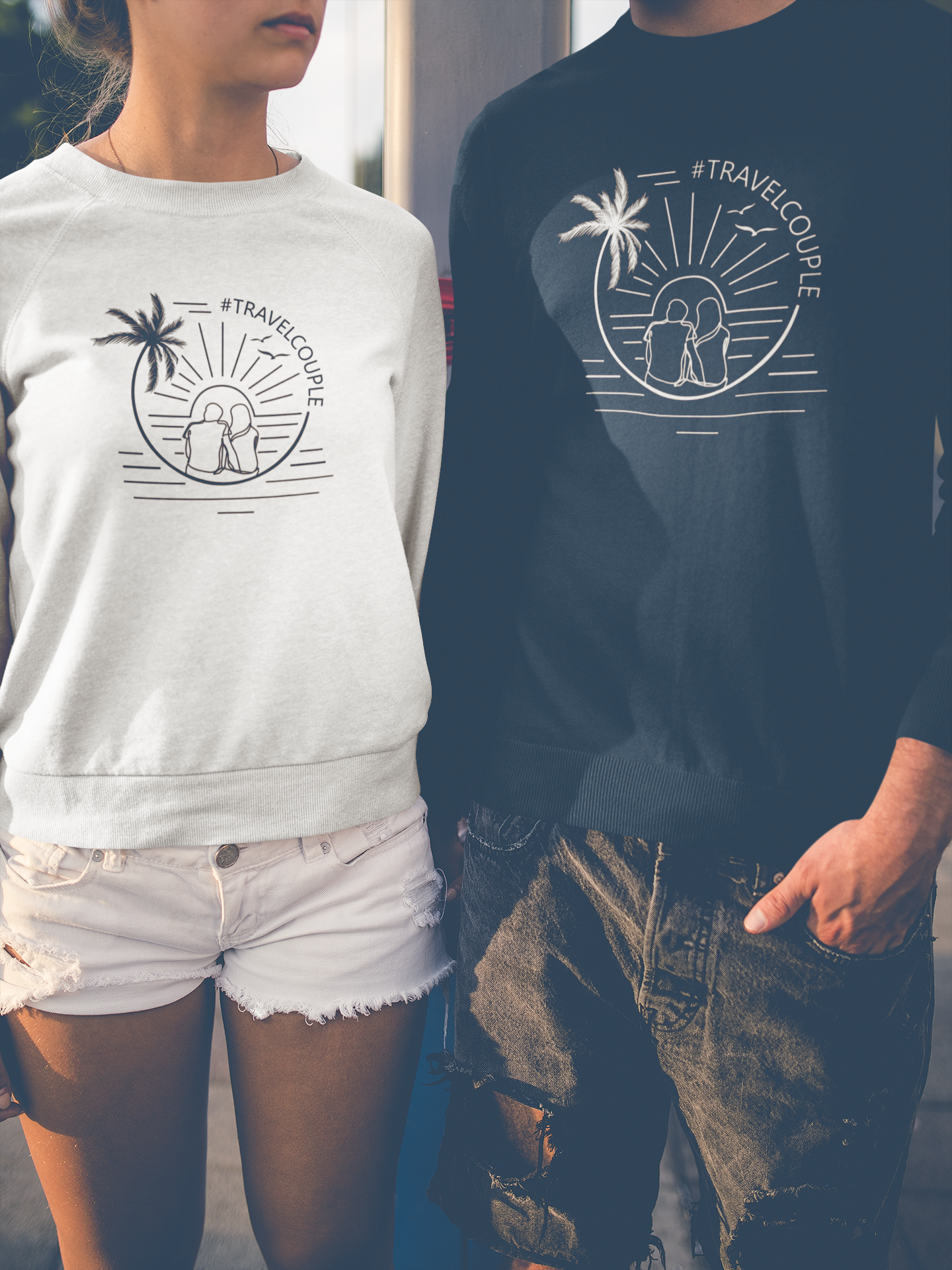 TRAVELCOUPLE - SWEATSHIRTS UNISEX