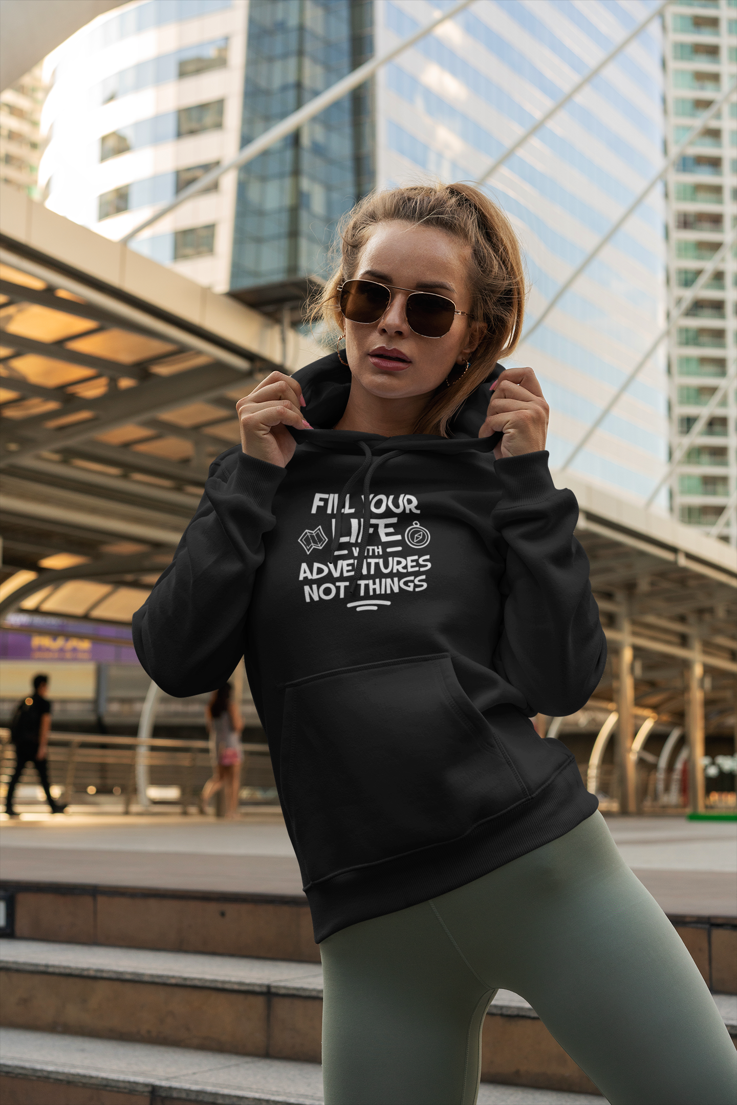 FILL YOUR LIFE WITH ADVENTURES - HOODIE UNISEX