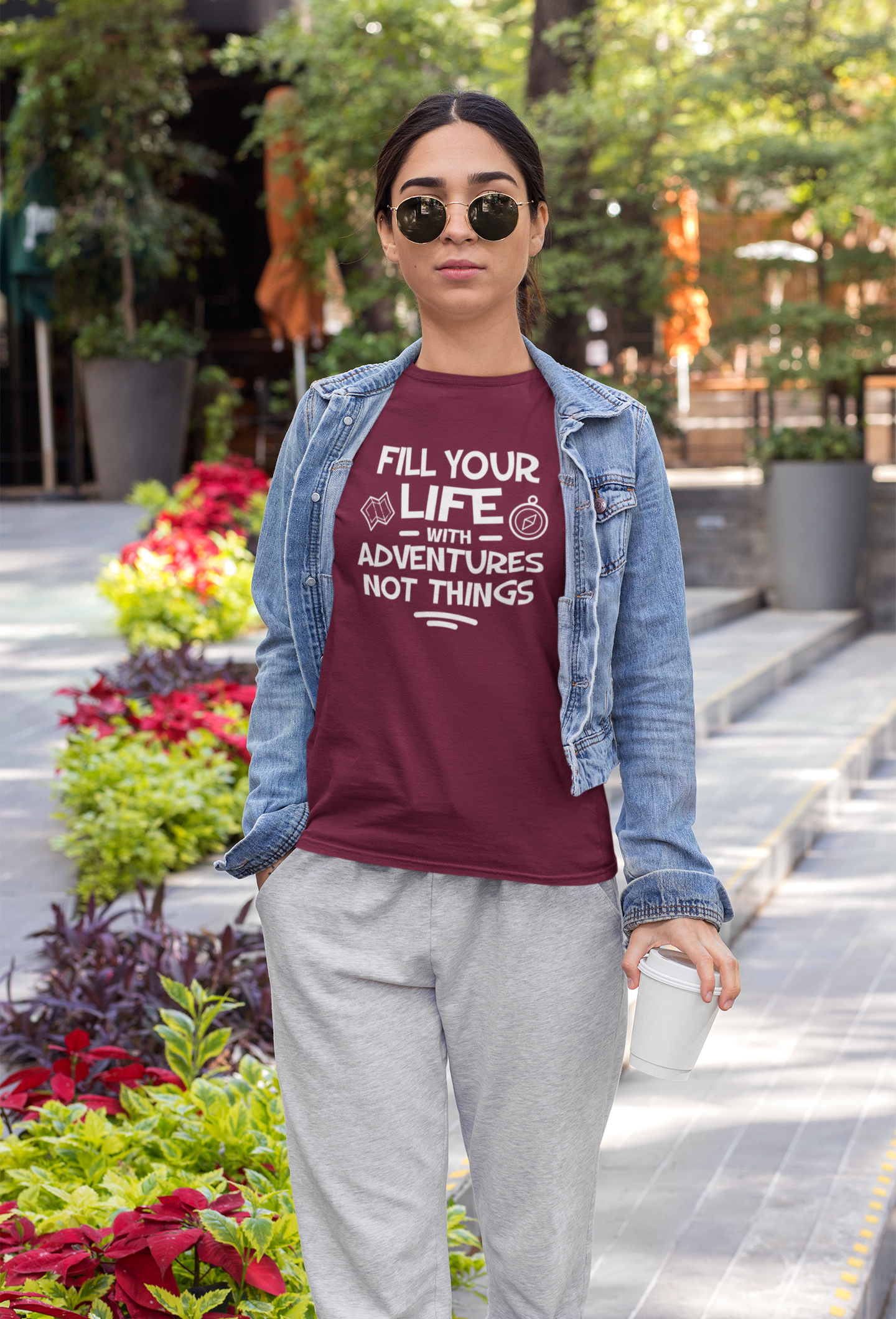 FILL YOUR LIFE WITH ADVENTURES - T-SHIRT