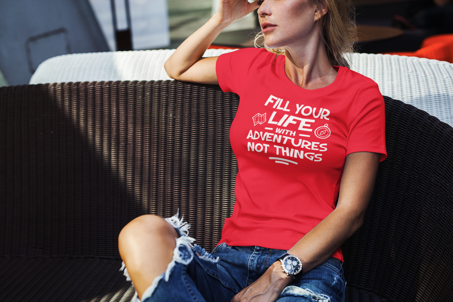FILL YOUR LIFE WITH ADVENTURES - T-SHIRT