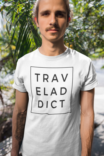 TRAVELADDICT -TSHIRT UNISEX