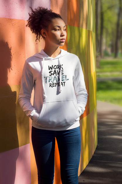 WORK SAVE TRAVEL - HOODIE UNISEX